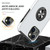 For iPhone 13 mini Magnetic Ring Kickstand Shockproof Phone Case (Silver)