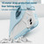 For iPad Air 10.9 2022 / 2020 X-Shaped Rotation Smart Leather Tablet Case(Blue)