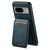 For Google Pixel 7a Suteni H02 Leather Wallet Stand Back Phone Case(Blue)