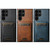 For Samsung Galaxy S22 Ultra 5G Suteni H02 Leather Wallet Stand Back Phone Case(Brown) For Samsung Galaxy S22 Ultra 5G Suteni H02 Leather Wallet Stand Back Phone Case(Brown)