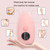 Home Laser Freezing Point Hair Removal Apparatus Full Body Beauty Portable Hair Removal Apparatus, Style: UK Plug(Freezing Point Pink)