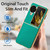 For OPPO Find N3 Flip Litchi Leather Electroplating Shockproof Phone Case(Green)