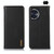 For Honor 100 KHAZNEH Nappa Top Layer Cowhide Leather Phone Case(Black)