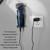 Electric Shaver Punch-free Wall-mounted Bracket Storage Rack Base(Black)