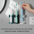 Electric Shaver Punch-free Wall-mounted Bracket Storage Rack Base(Black)