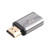 8K 60Hz HDMI Female to DP Male Magnetic Adapter (Gun Metal)