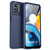 For Motorola Moto E32 Thunderbolt Shockproof TPU Protective Soft Phone Case(Blue)