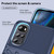 For Motorola Moto E32 Thunderbolt Shockproof TPU Protective Soft Phone Case(Blue)