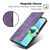 For Xiaomi 14 RFID Anti-theft Brush Magnetic Leather Phone Case(Purple)