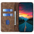 For Xiaomi 14 RFID Anti-theft Brush Magnetic Leather Phone Case(Brown)