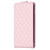 For Samsung Galaxy A55 Diamond Lattice Vertical Flip Leather Phone Case(Pink)
