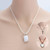 100 PCS Crystal Pendant Necklace Rope Jewelry Lanyard(Black)