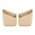 KMS-933 1 Pair Car Multifunctional Adhesive Storage Box Glasses Cellphone Storage Box (Beige)