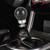 Car Carbon Fiber Pattern Gear Shift Knob Round Modified Gear Shift Head (Black)