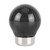 Car Carbon Fiber Pattern Gear Shift Knob Round Modified Gear Shift Head (Black)