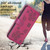 For iPhone 15 Pro Max Four-leaf Embossed Leather Phone Case(Rose Red)