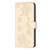 For iPhone 14 Pro Max Four-leaf Embossed Leather Phone Case(Gold)