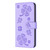 For iPhone 11 Pro Four-leaf Embossed Leather Phone Case(Purple)