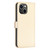 For iPhone 15 Plus Four-leaf Embossed Leather Phone Case(Gold)