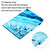 For iPad mini 5 / 4 / 3 / 2 / 1 Colored Drawing Horizontal Flip PU Leather Case with Holder & Card Slot & Sleep / Wake-up Function(Blue Marble)