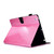 For iPad 2 / 3 / 4 Varnish Glitter Powder Horizontal Flip Leather Case with Holder & Card Slot(Pink)