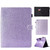 For iPad 2 / 3 / 4 Varnish Glitter Powder Horizontal Flip Leather Case with Holder & Card Slot(Purple)