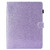 For iPad 2 / 3 / 4 Varnish Glitter Powder Horizontal Flip Leather Case with Holder & Card Slot(Purple)