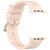 For Apple Watch SE 40mm H Texture Silicone Ladder Buckle Watch Band(Sand Pink)