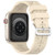 For Apple Watch Series 8 45mm H Texture Silicone Ladder Buckle Watch Band(Khaki)