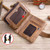 BULL CAPTAIN 01 RFID Anti-theft Multifunctional Cowhide Vertical Detachable Men Wallet(Coffee)