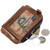 BULL CAPTAIN 01 RFID Anti-theft Multifunctional Cowhide Vertical Detachable Men Wallet(Coffee)