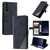 For Samsung Galaxy A05s Skin Feel Splicing Horizontal Flip Leather Phone Case(Black)