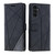 For Samsung Galaxy A05s Skin Feel Splicing Horizontal Flip Leather Phone Case(Black)