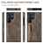 For Samsung Galaxy S22 Ultra DG.MING M5 Series Zip RFID Multi Card Detachable Leather Phone Case(Coffee)