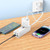 hoco AC10 Barry PD65W 2Type-C+2USB Ports with 1 Socket Desktop Charger, Cable Length: 1.5m, US Plug(White)
