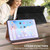 For Amazon Kindle Fire HD 10 2023 Embossed Striped Leather Tablet Case(Black)
