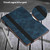 For Amazon Kindle Fire HD 10 2023 Embossed Striped Leather Tablet Case(Blue)