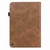 For Amazon Kindle Fire HD 10 2023 Embossed Striped Leather Tablet Case(Brown)