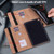 For Amazon Kindle Fire HD 10 2023 Embossed Striped Leather Tablet Case(Brown)