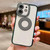For iPhone 12 Electroplated Diamond TPU Phone Case(Green)