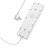 hoco AC13A Talento 5-position Socket with USB-C+3USB Ports, Cable Length: 1.5m, EU Plug(Black)
