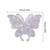 Butterfly Car Sticker DIY Patch Car Interior Decoration, Color: Colorful AB Diamond