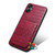 For Samsung Galaxy S24 Ultra 5G Denior Imitation Crocodile Leather Back Phone Case with Holder(Rose Red)