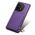 For OnePlus Ace 2 / 11R 5G Denior Imitation Calf Leather Back Phone Case with Holder(Purple)