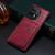 For OPPO K11 / OnePlus Nord CE3 5G Denior Imitation Crocodile Leather Back Phone Case with Holder(Rose Red)