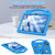 For Xiaomi Redmi Pad SE 11 2023  Handle Kickstand Children EVA Shockproof Tablet Case(Sky Blue)