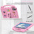 For TCL Tab 11 9466x3 Handle Kickstand Children EVA Shockproof Tablet Case(Pink)