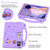 For DOOGEE T30 Pro 11 2023 Handle Kickstand Children EVA Shockproof Tablet Case(Light Purple)