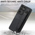 For Samsung Galaxy S21 Ultra 5G Retro Wristband Holder Leather Back Phone Case(Black)