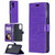 For Samsung Galaxy S21 Crazy Horse Texture Horizontal Flip Leather Case with Holder & Card Slots & Wallet & Photo Frame(Purple)